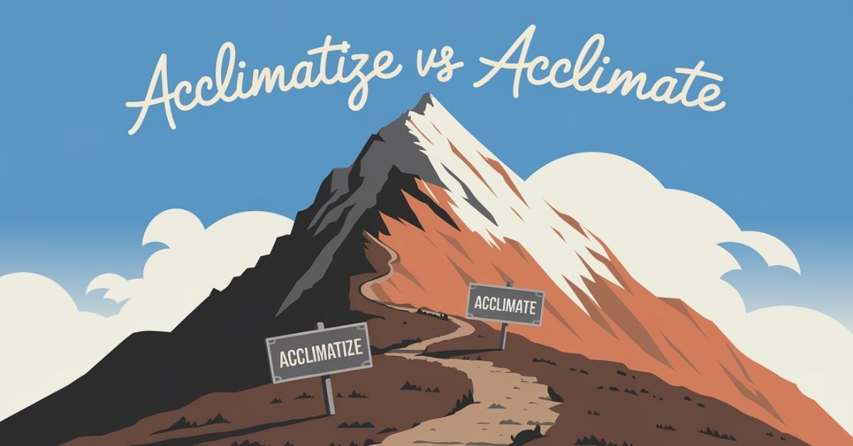 acclimatize-vs-acclimate