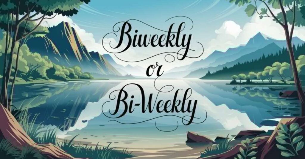 Biweekly or bi weekly what s the difference 
